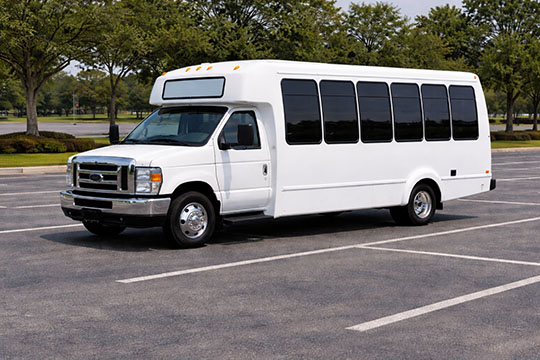 20-passenger minibus available for charter in Palm Beach Gardens, FL