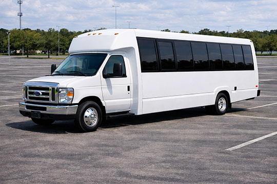 25-passenger minibus available for charter in Palm Beach Gardens, FL